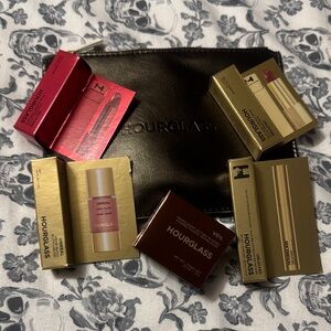 5 Hourglass Cosmetic minis and pouch